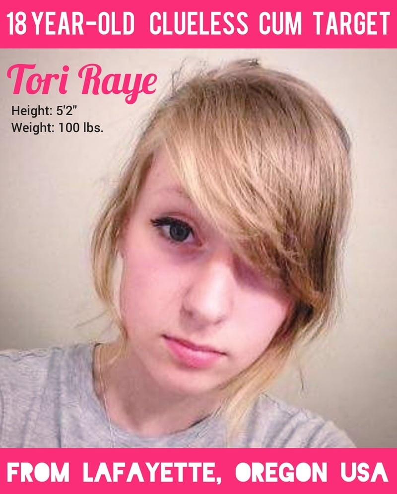 Tori Raye - Tiny Blonde Teen Cum Dumpster - N
