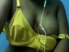 Busty Indian Babe On Webcam