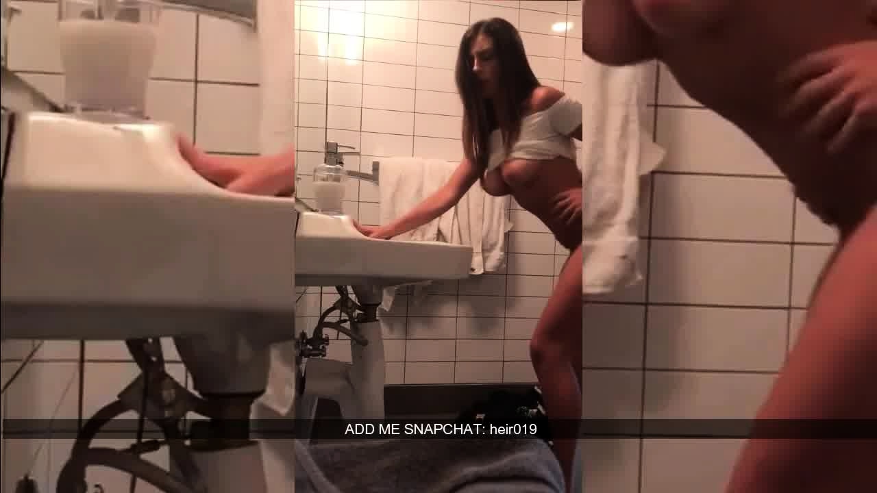 Leaked Snapchat Sex Toilet Fuck German Hot Brunette at DrTuber image